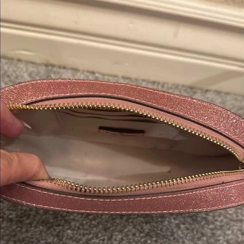 Kate Spade New York Pink Glitter Crossbody Bag